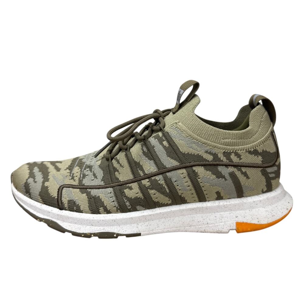 FitFlop Vitamin FF E01 Camo Knit Sports Sneakers Womens Size 7 Green Stretch